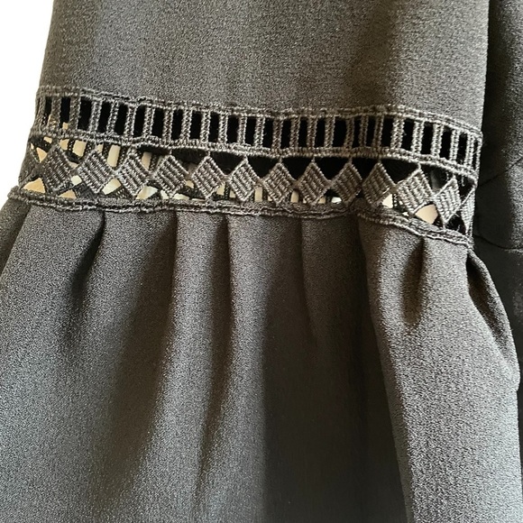 Eliza J Black Bell Sleeve Fit & Flare Dress Style EJ7M4254 Size 18 - Picture 5 of 15